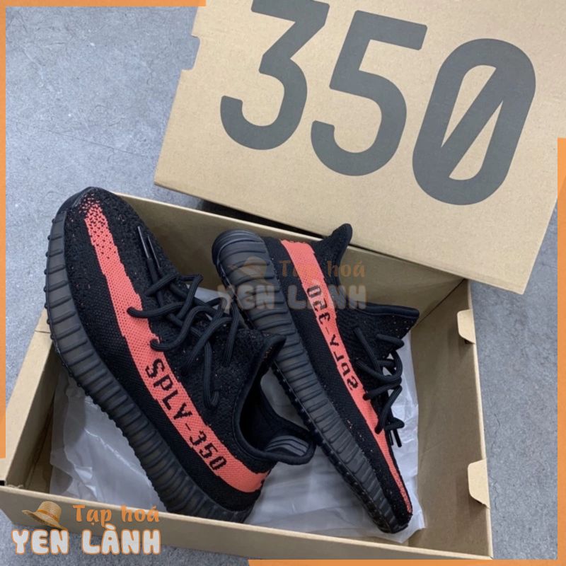 [CHÍNH HÃNG – EARLY RELEASE  ] Giày Yeezy Boost 350 V2 Core Black Red / Stripe (BY9612)