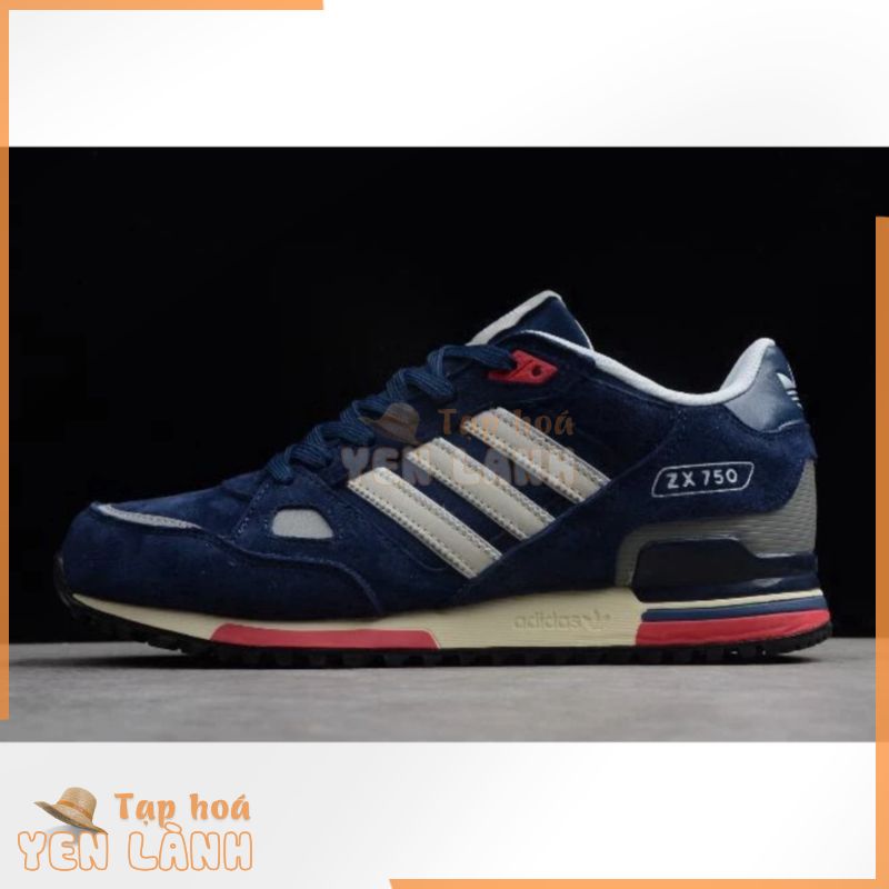 Giày Thể Thao Adidas ZX 750 Màu Xanh Navy / Trắng Q35065 Thời Trang Cho Nam 1830208179