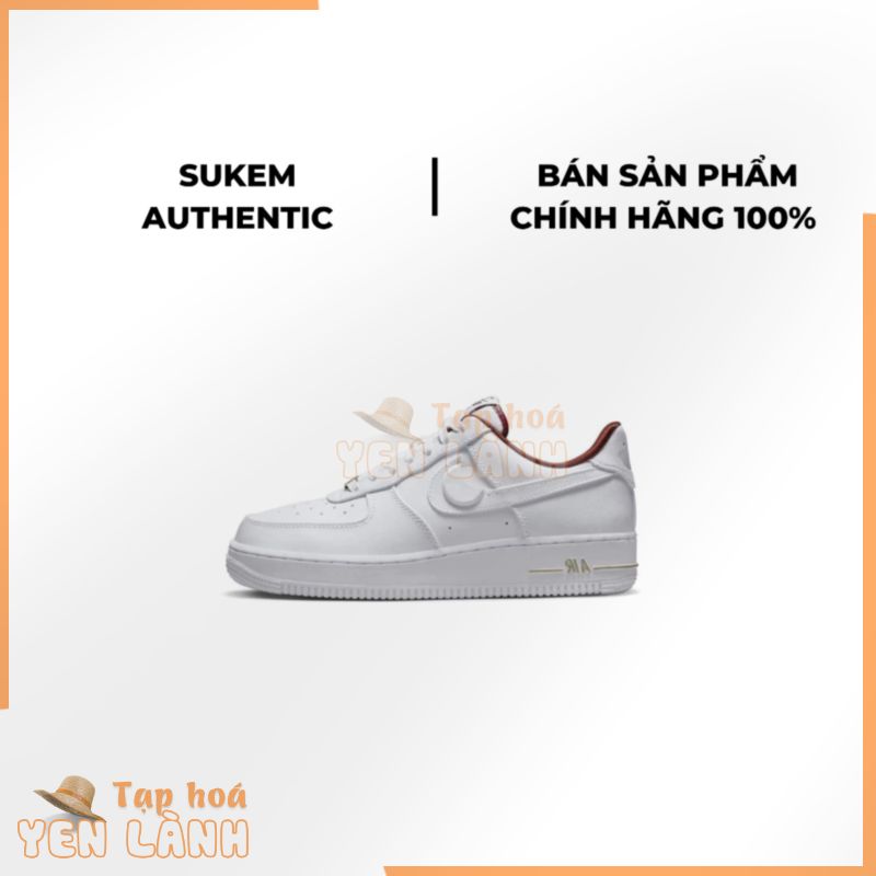 Giày thời trang Nike Air Force 1 Low Trắng Đỏ Chính hãng – DV7584 100