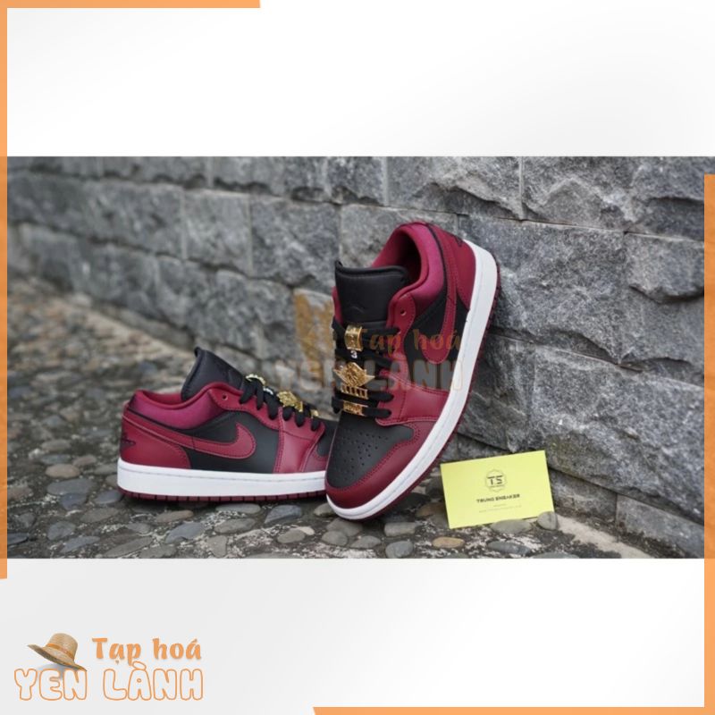 Giày Jordan 1 Low Dark Beetroot Black DB6491-600