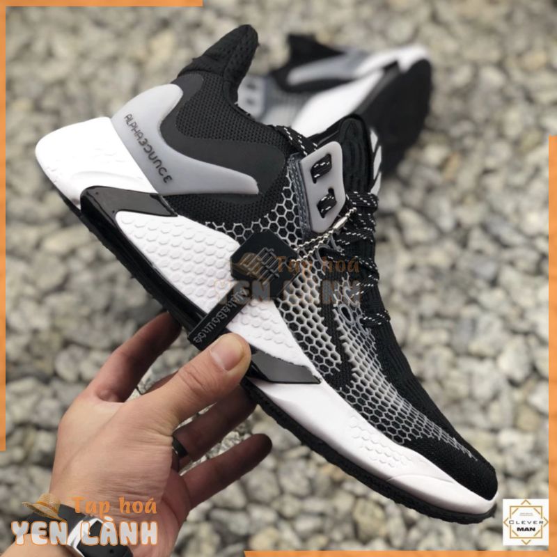 Giày thể thao sneaker nam nữ ALPHABOUNCE INSTINCT M 2020 đen trắng