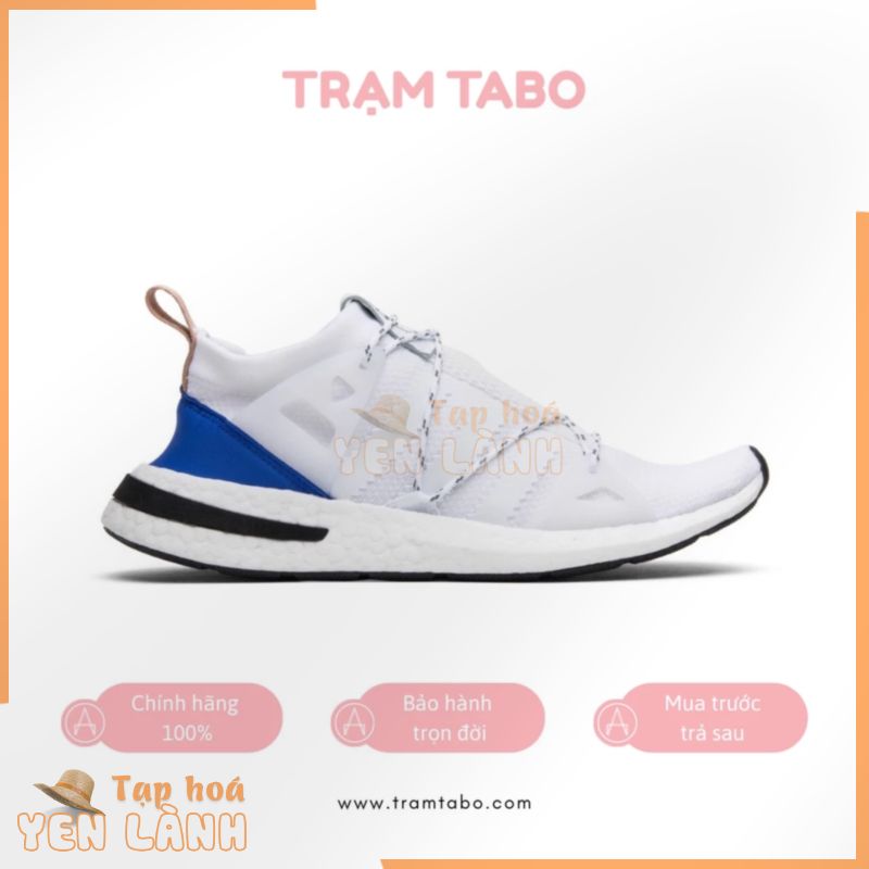 [CHÍNH HÃNG] CQ2748 – GIÀY NỮ ADIDAS ARKYN BOOST WHITE BLUE – MÀU TRẮNG