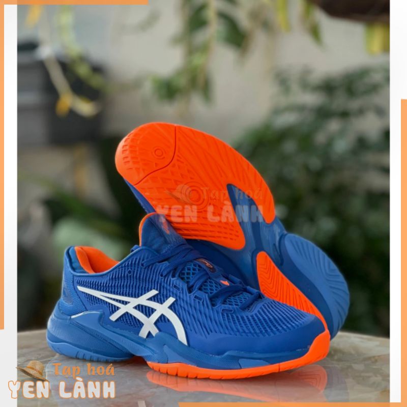 GIÀY TENNIS ASICS COURT FF3 NOVAK XANH/TRẮNG/CAM