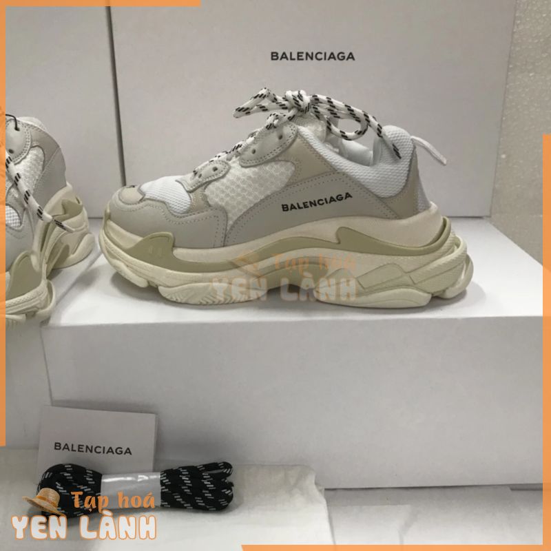 Giày Thể Thao Balenciaga trip s & GIÀY THỂ THAO SNEAKER NAM NỮ MÀU full trắng