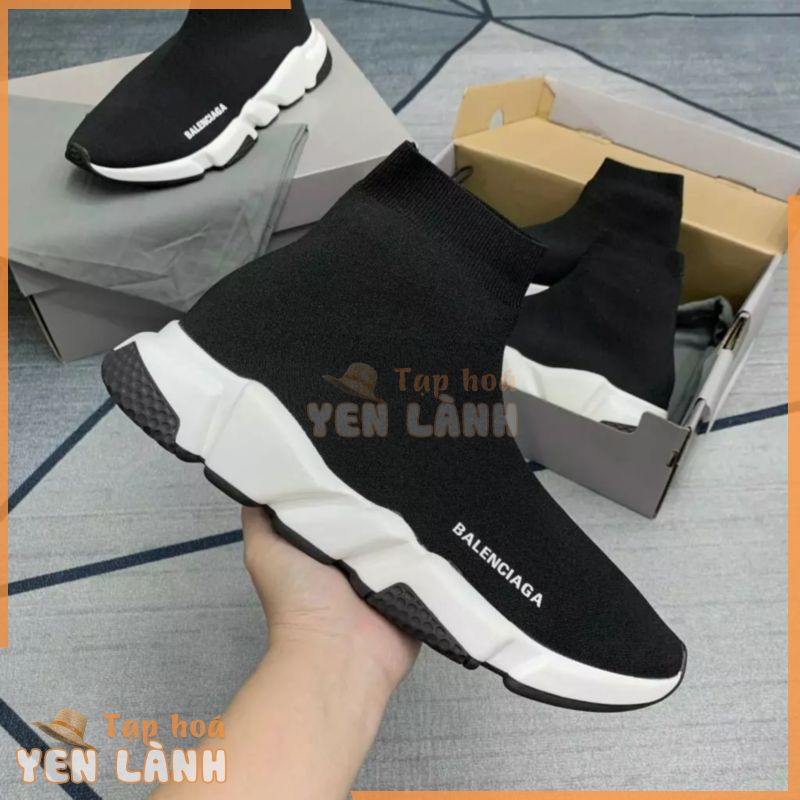 Giày Balenciaga Speed Cổ Chun,Giày Balen speed vải Cổ Cao Nam Nữ hàng cao cấp Trung Full Box Bill