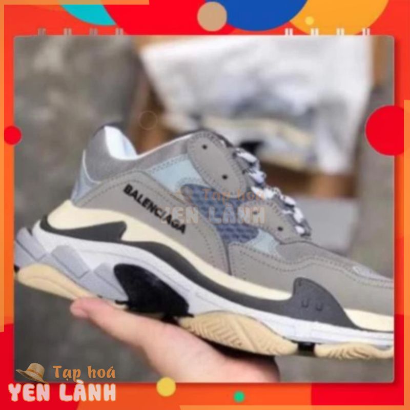 New Dồn Hàng – Giày Balenciaga Triple S Xám Trắng HM56 -ry2 ˇ