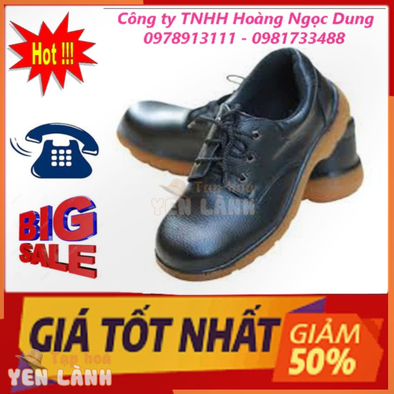 Giày bảo hộ lao động ABC – Đế kếp. Giầy bảo hộ lao động nam Đế Kếp, chống đinh, chống nước, chống trơn trượt, chịu dầu