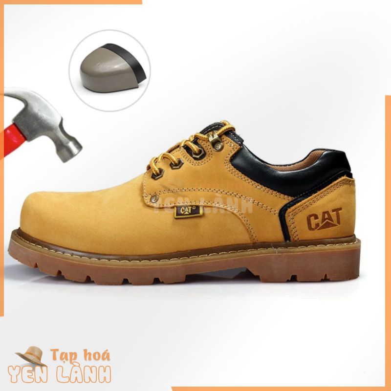 Giày Caterpillar Cho Nam CAT Steel-Toe Nam Da Thấp Cắt Giày Công Sở Size 38-45