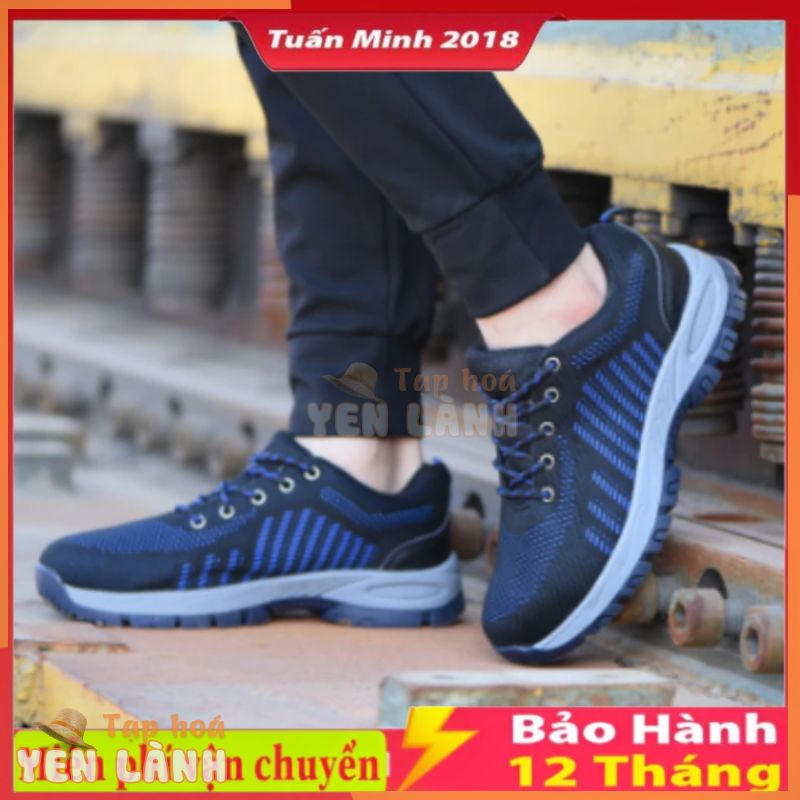 Giầy Bảo Hộ GB 03 Lao Động Nam , Chống Đinh, an toàn khi làm công trường , xưởng cơ khí