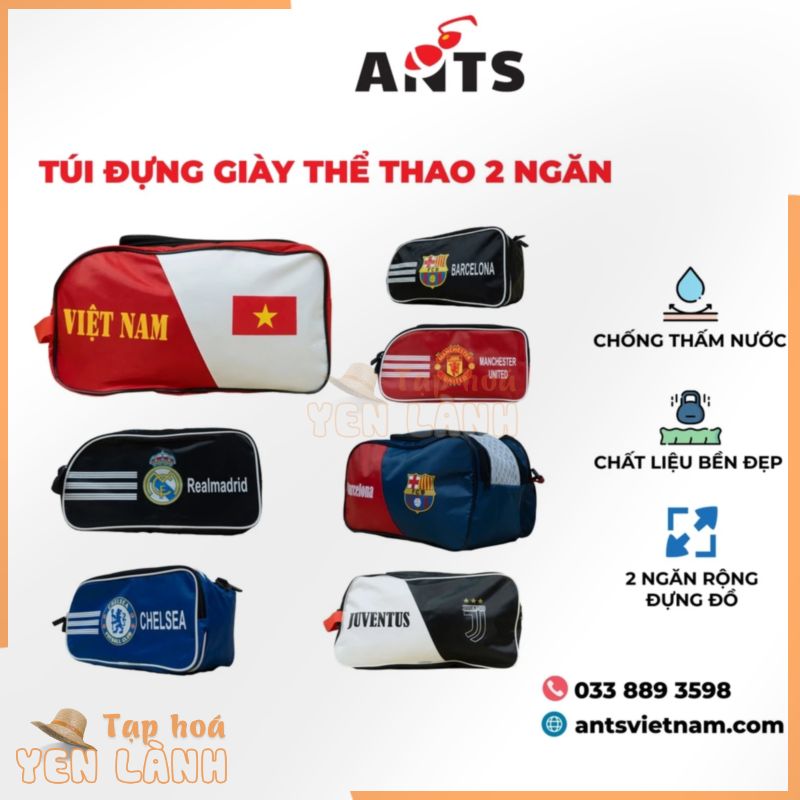 Túi Đựng Giày Đá Bóng, Túi Đựng Giày Đá Banh Bóng Đá Thể Thao Câu Lạc Bộ Đội Tuyển Việt Nam 2 Ngăn