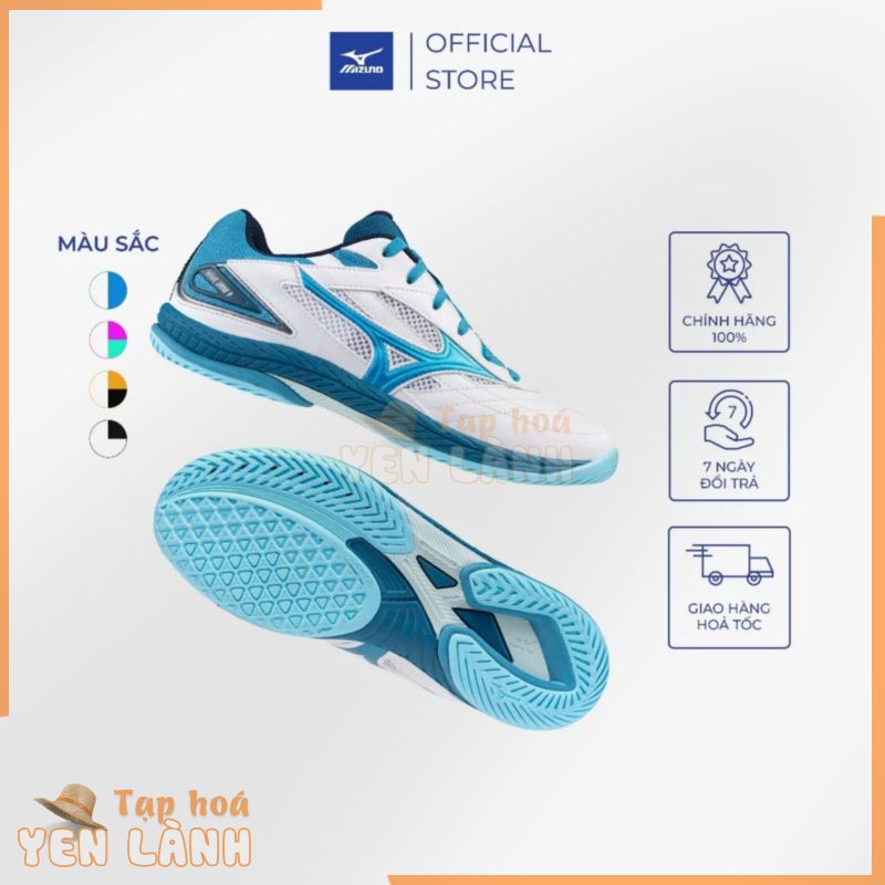 Giày bóng bàn Mizuno Wave Drive 9 chính hãng, bám sân chống trơn trượt, upper da mềm mại, giảm chấn hiệu quả