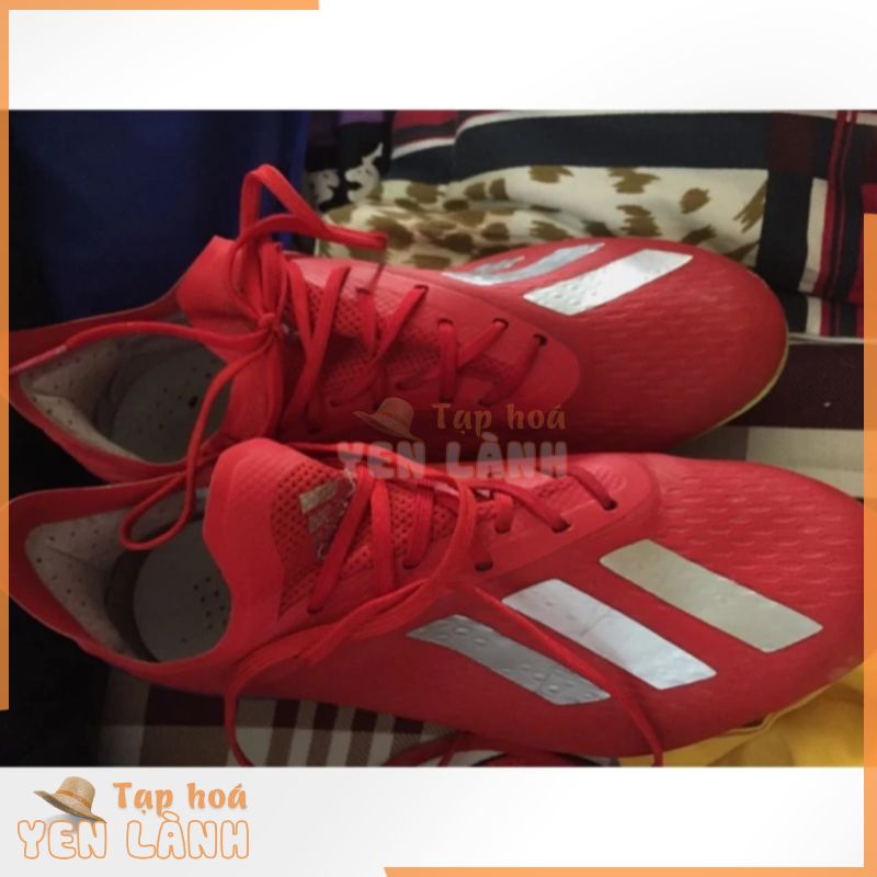 Giày đá bóng adidas x18.1 đỏ vạch chuối mình mới đi 3 lần bây giờ bán lại