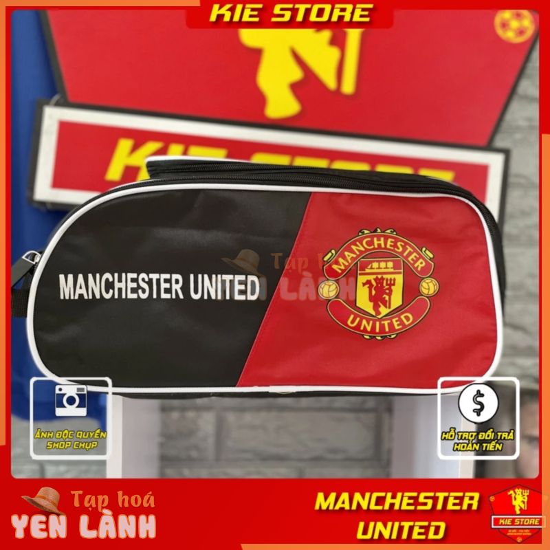 Túi đựng giày đá bóng 2 ngăn Manchester United, đựng cả ví tiền, quần áo_Kie Store