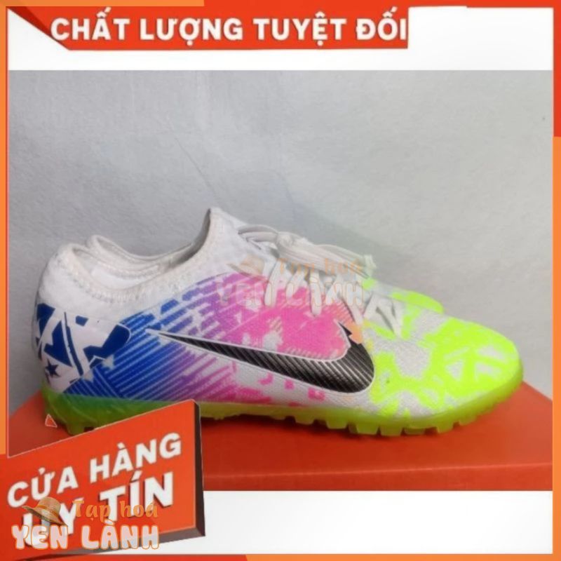 ( Khâu đế+Vớ+Túi rút )Giày Đá Bóng vapor 13 pro Neymar JR SPF TF Bản Cao Cấp