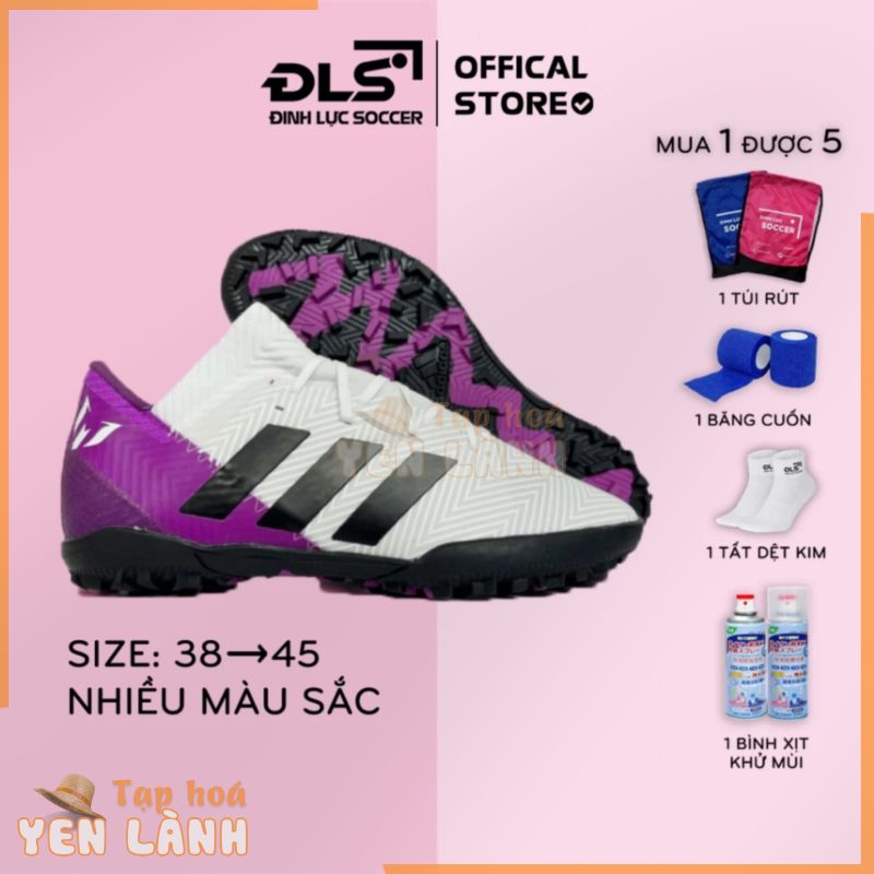 Giày Bóng Đá SF Cỏ Nhân Tạo Nemeziz 18.3 ĐINH LỰC SOCCER Đế TF, Cổ Thun Lưỡi Gà Liền, Đinh Bám Sân