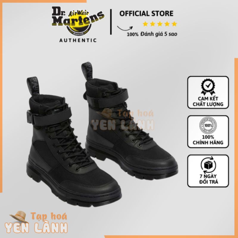 Giày Dr. Martens Chính Hãng Hoàng Phúc Combs Tech Poly Casual Boots Cao Cấp Nam