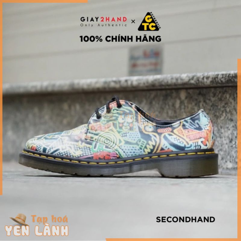 [2hand] Giày Secondhand Dr Martens Boots 1461 AW005  HÀNG CŨ CHÍNH HÃNGC