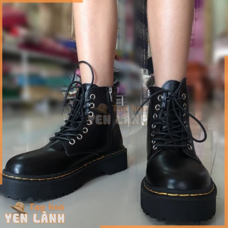 Boots dupe dr marten , giày bốt đế cao