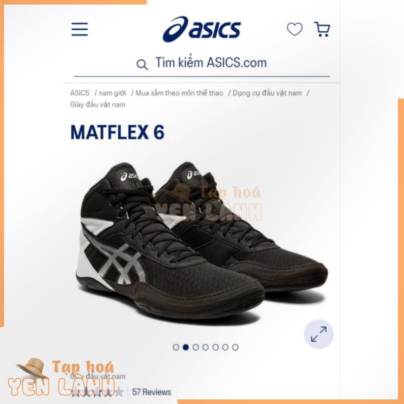 Giày boxing Asics chính hãng