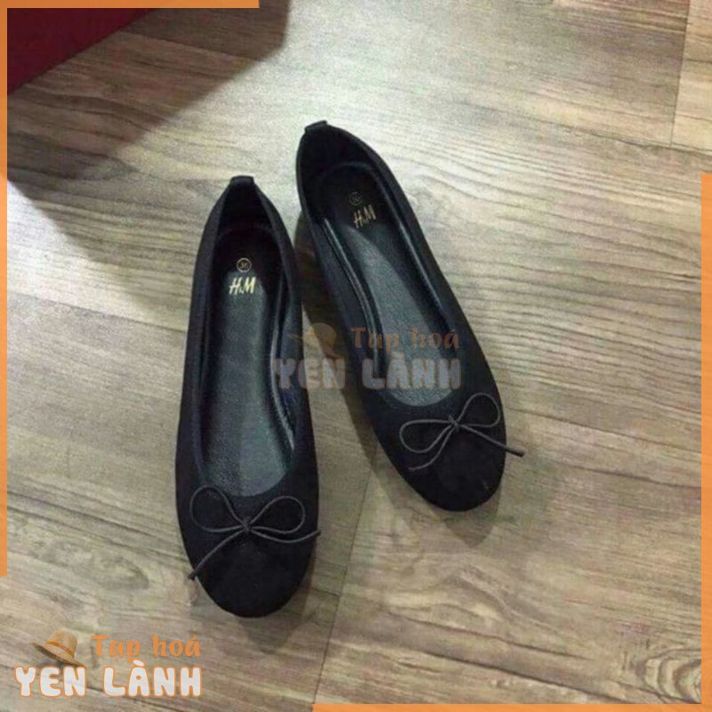 Giày búp bê thời trang nữ HM (đen size 38)