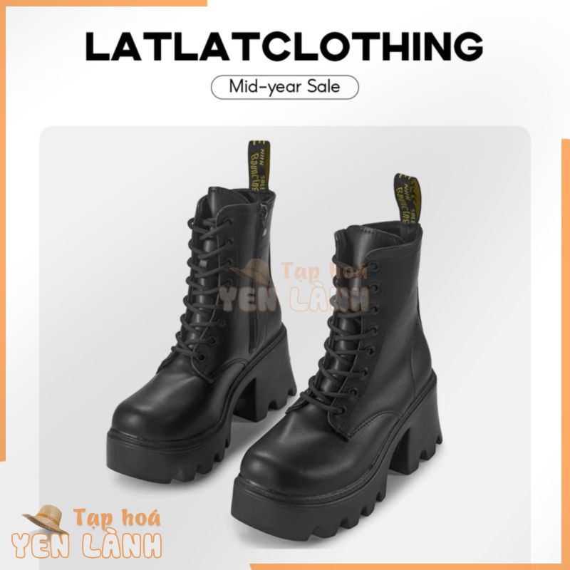 | DEAL TỐT NHẤT SÀN | Giày boot chiến binh siêu ngầu đế cao 9cm cổ cao 15cm cá tính – Giày bốt đế răng cưa thời trang