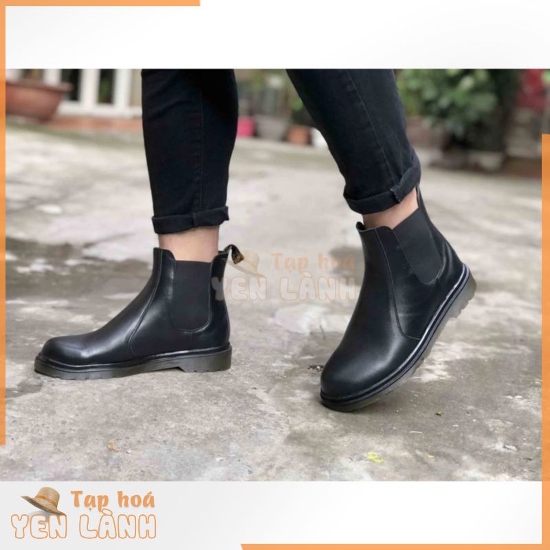 FREE SHIP Giày Cao Cổ Nam [Chelseaboot 1818] – Giày Nam G2 – Xưởng Giày Nam Da Bò 100%