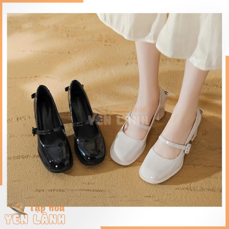 GIÀY CAO GÓT DÁNG LOLITA ĐÍNH NƠ SIZE NHỎ 31,32,33 HÀNG QCCC