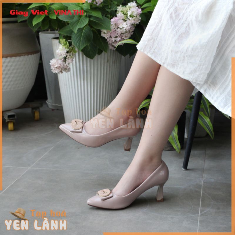 Giày cao gót nữ Giày Việt (giayviet) cao 7cm C50.EG072 thuộc thương hiệu VINA-GIAY (VINAGIAY)