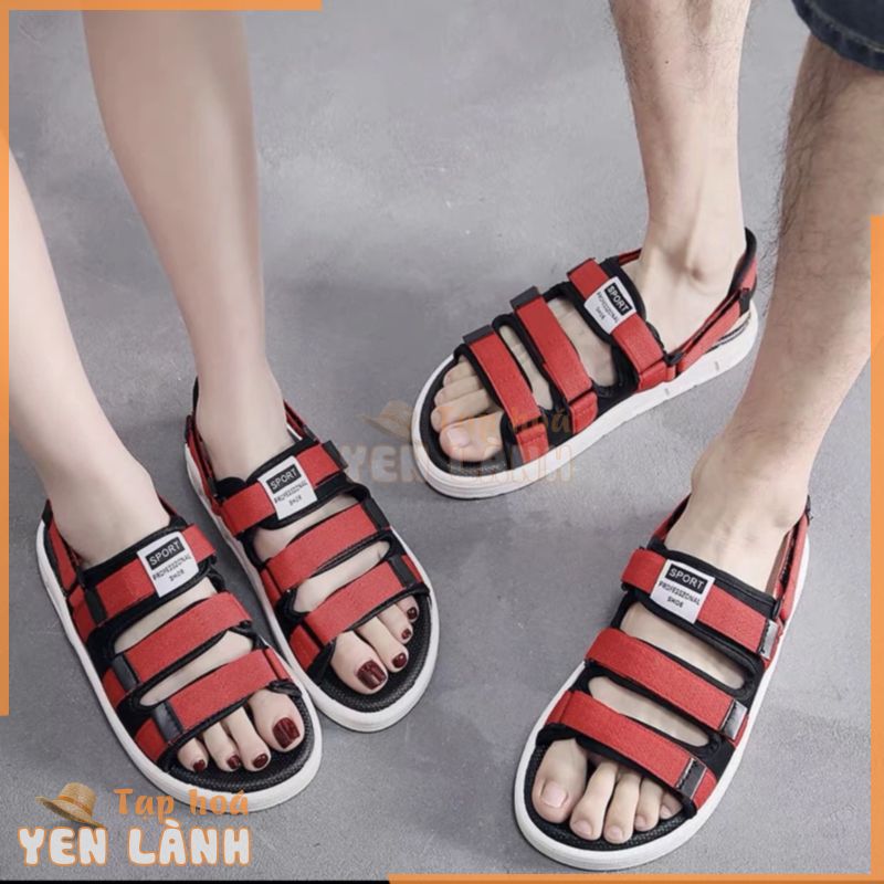 Giày sandal quai ngang ❤️FREESHIP❤️giày đôi nam nữ đi học YAME Couple