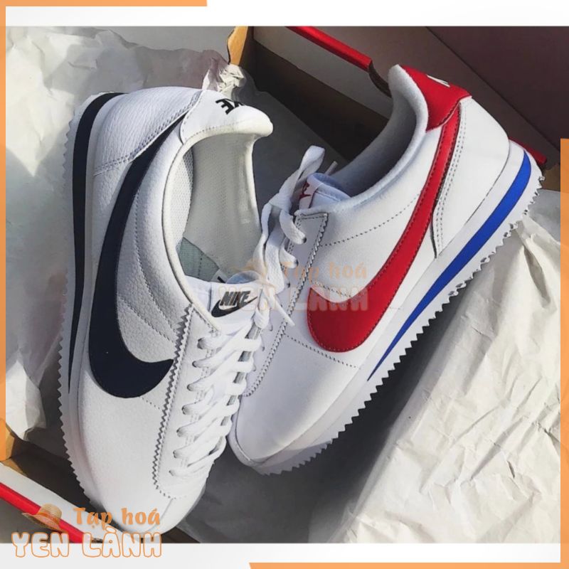 GIÀY CHÍNH HÃNG NIKE CORTEZ BASIC SHOES BLACK / RED CASUAL