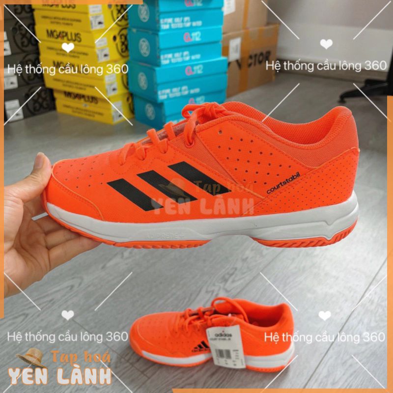 Giày Cầu Lông Bóng Chuyền Chính Hãng Adidas Court Stabil Full Cam – Trẻ Trung , Năng Động