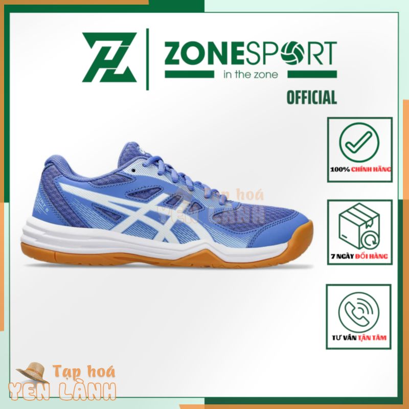 Giày Nữ Asics Upcourt 5 – Giày Chuyên Bóng Chuyền, Cầu Lông, Tennis cổ thấp đế êm ái giảm sốc thoáng khí độ bền cao