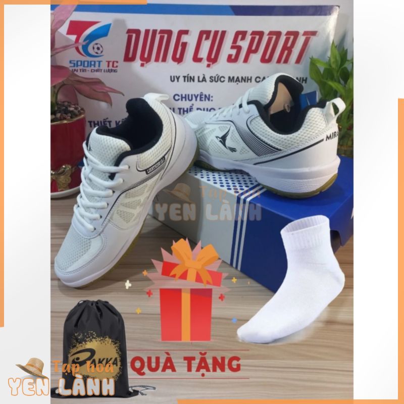 Giày cầu lông Mira lightning 19.1 giao hỏa tốc tặng tất dệt kim và túi đựng giày – Dungcusport