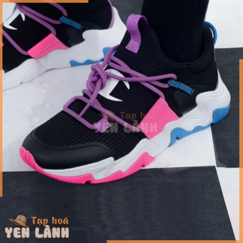 ( Giày Chính Hãng ) Champion Hyper C Sneaker (Black / Pink)