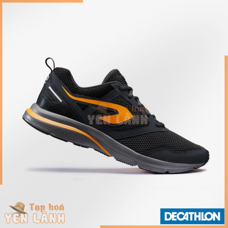 Giày chạy bộ run active cho nam đen cam DECATHLON kalenji mã 8670187