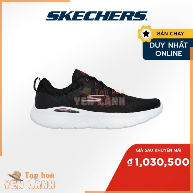 Skechers Nam Giày Thể Thao Chạy Bộ GOrun Lite Running Air-Cooled Goga Mat M-STRIKE – 220894-BKWR