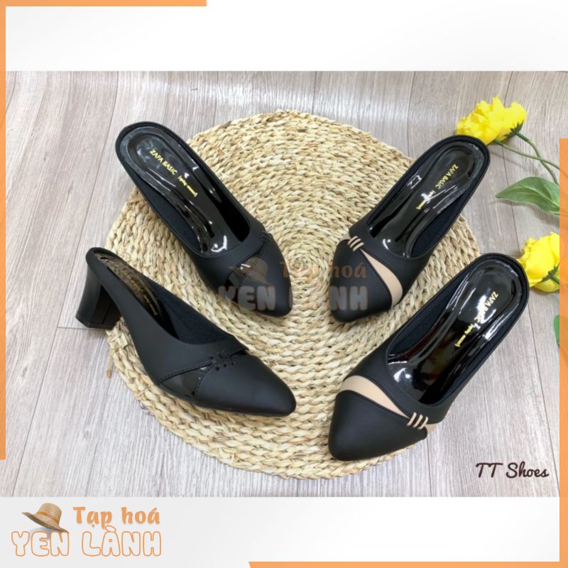 (form nhỏ mn  tăng lên 1 size nhé ) giày sục big size 5cm phối màu cao cấp đế chống trượt TT Shoes chin001