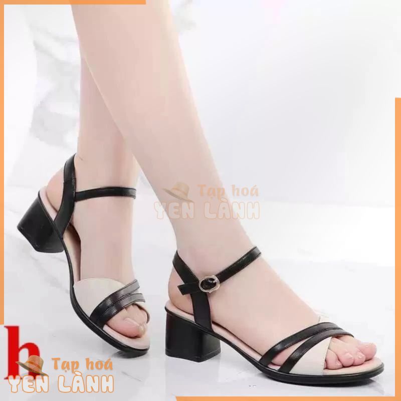 Giày Sandal Mẹ Thanhfly Đỏ Nữ Mùa Hè 2024 Da Thật Dày Gót Nữ Gót Giữa Không Mệt Mỏi Chân 40 Tuổi Mặc Giữa @ –