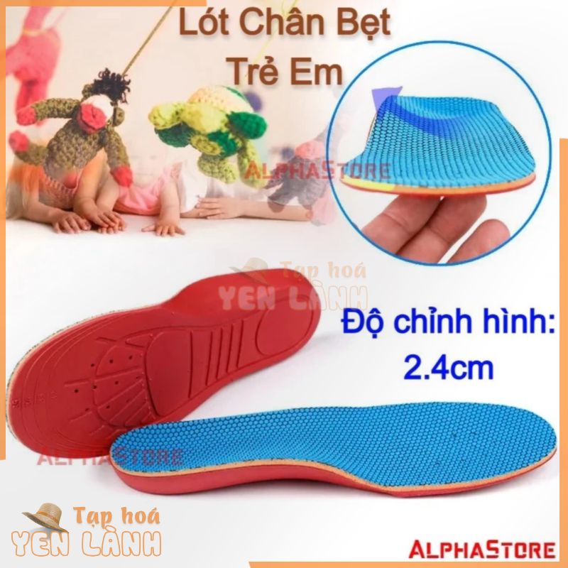 Lót Giày Bàn Chân Bẹt Trẻ Em – Độ Chỉnh Hình 2.4cm –  Lót Chỉnh Hình Chân Phẳng Trẻ Em Flat Foot