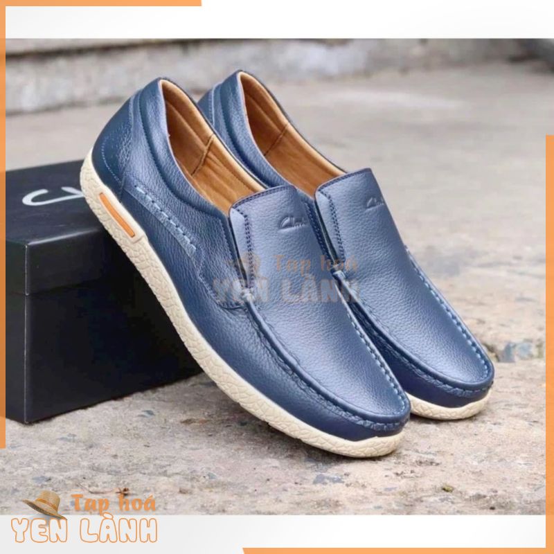 Giày Mọi Nam Clark$ quốc dân, da bò cao cấp, hàng chuẩn xịn made in Thailand / Size:38-44