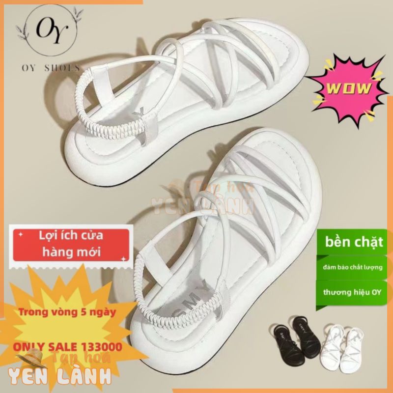 Giày sandal nữ quai hậu đi học 2.5cm size 35-40 có thể được sử dụng trong nhà và ngoài trời