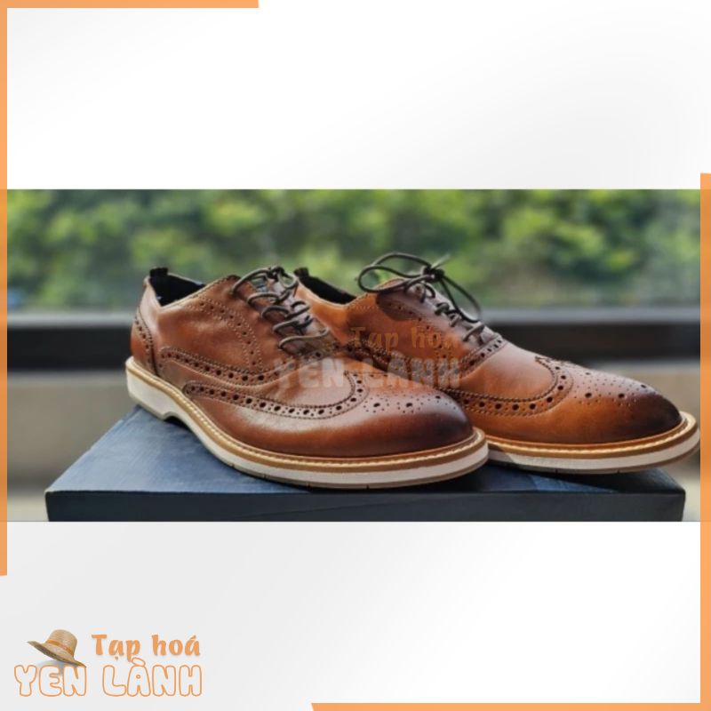 [Hàng chính hãng, new 100%] Giày Nam Cole Haan Goto Wingtip Derby size 9 M