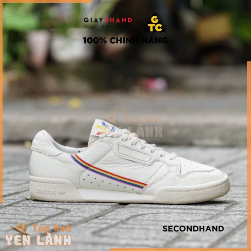 [2hand] Giày Thể Thao CONTINENTAL 80 PRIDE  EF2318 CŨ CHÍNH HÃNG