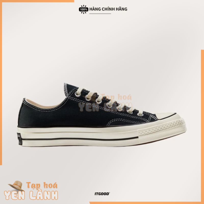 Giày Converse Chuck Taylor 1970’s Black Cổ thấp [Chính hãng] 162058C