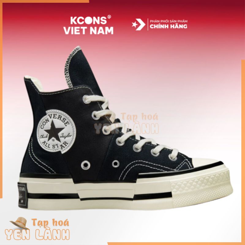 Giày Converse 1970s Plus Đen Cao Cổ A00916C