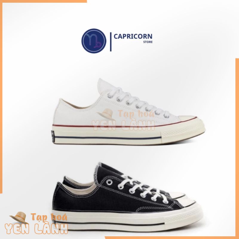 Giày Converse Chuck 1970s Low White, Black – Giày Thể Thao Nam Nữ CV 1970s Cổ Thấp 2 Màu Trắng, Đen Full Box