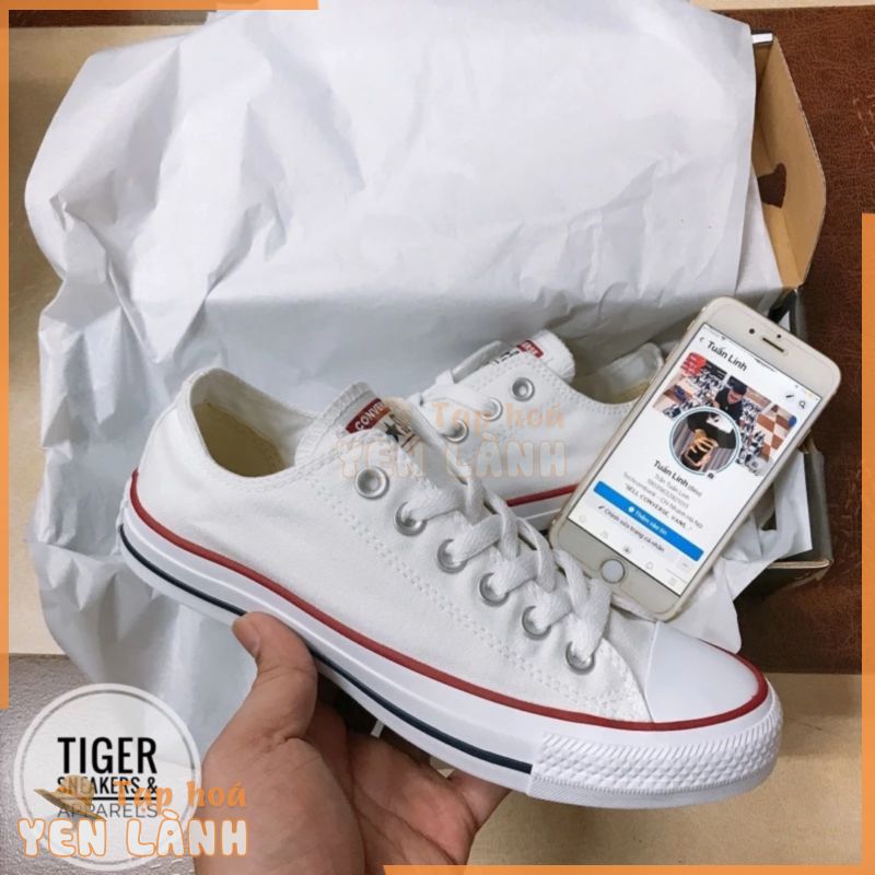 Tiger Sneakers – Giày Converse Classic White chính hãng | M7652C (CÓ TEM SIZE)