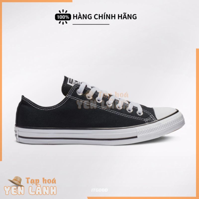 Giày Converse Chuck Taylor Classic Black Cổ Thấp Đen [Chính hãng] M9166C