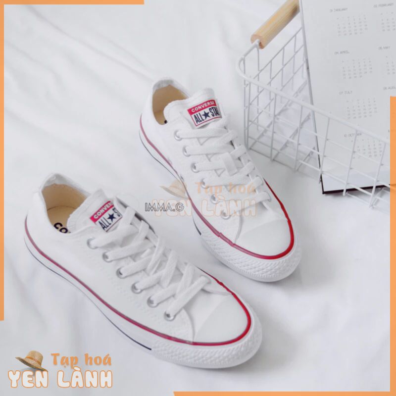 CHÍNH HÃNG | Giày CONVERSE Classic White Low Màu Trắng Cổ Thấp 121176C | IMMA.G