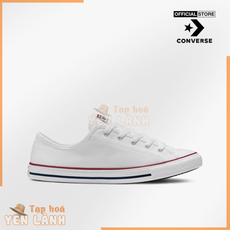 CONVERSE – Giày sneakers nữ cổ thấp Chuck Taylor All Star Dainty 564981C-0000_WHITE